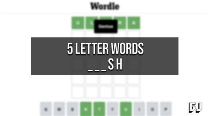 5 Letter words starting with SH — Wordle Game Help