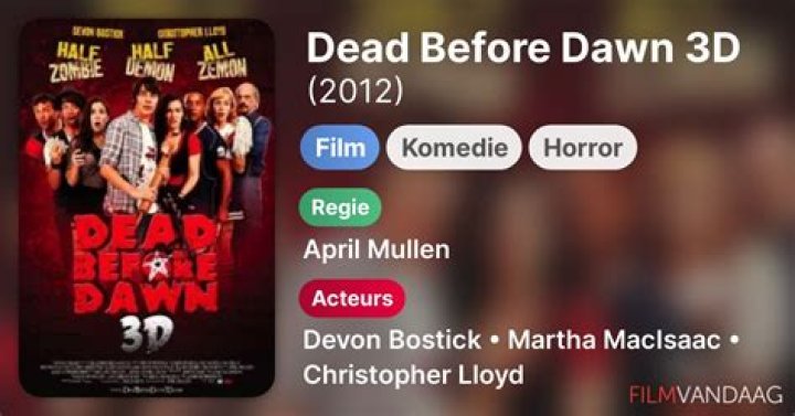 Dead Before Dawn 3D Review