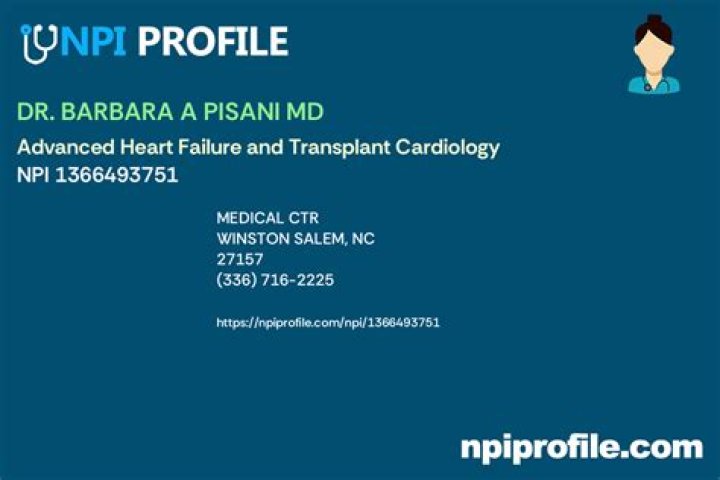 Dr. Barbara Pisani, DO – Winston Salem, NC