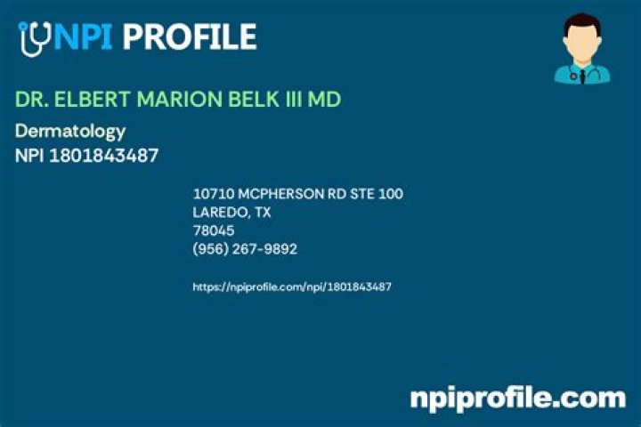 Dr. Elbert Belk, MD – Laredo, TX