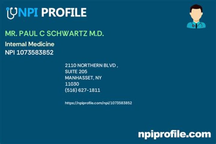 Dr. Paul Schwartz, MD – Manhasset, NY
