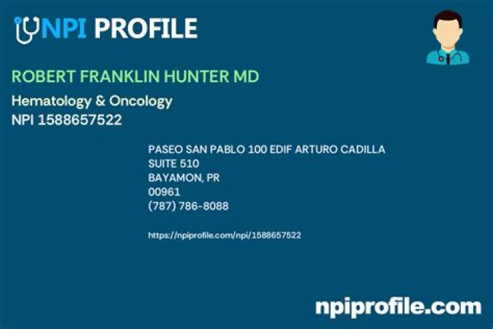 Dr. Robert Hunter, MD – Bayamon, PR