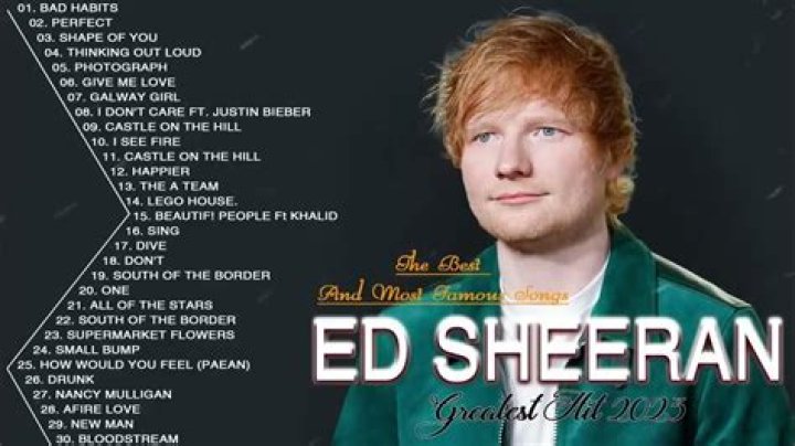 Ed Sheeran top movies, TV shows and awards