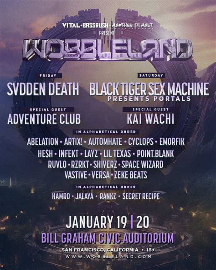 GTA, NGHTMRE And Doctor P Top Wobbleland Lineup