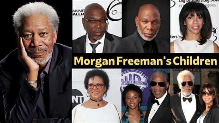 How many biological children does Morgan Freeman have?