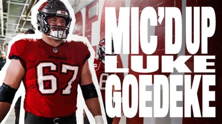 Luke Goedeke age, height, ethnicity, family, college, 40 time, draft, trade, net worth, Instagram