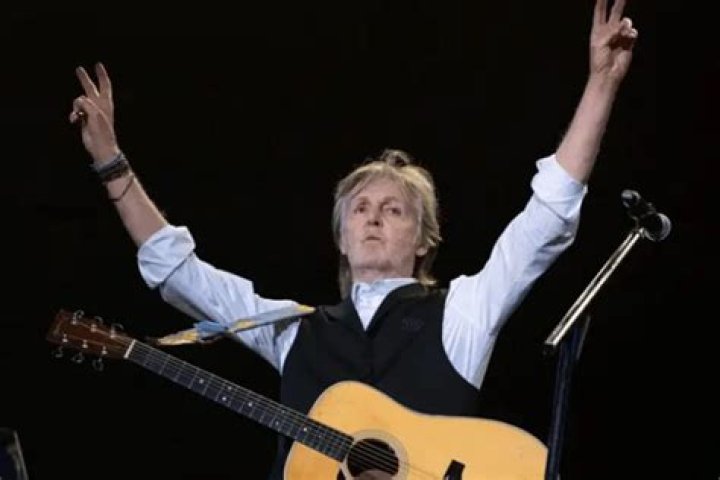 Paul McCartney Supports Johnny Depp at Glastonbury Festival