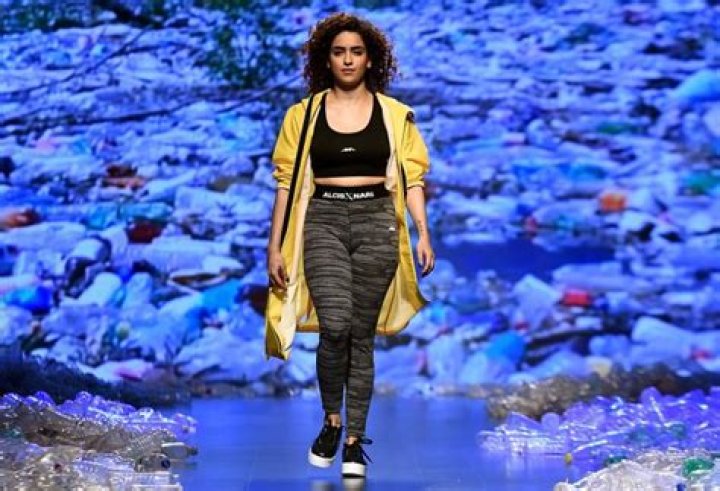 Sanya Malhotra in Bathing Suit Enjoys 