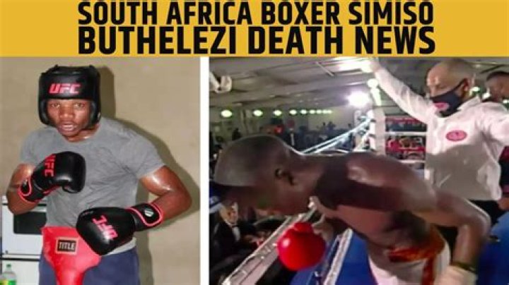 Simiso Buthelezi Wikipedia, age, death, family, girlfriend, children, boxing record, net wrorth