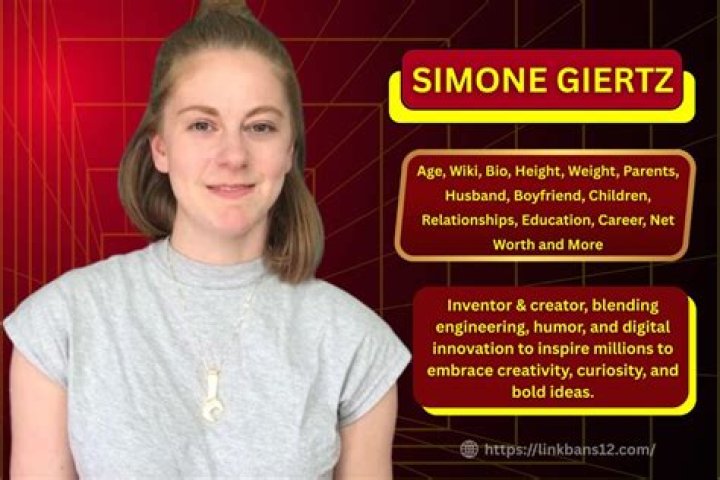 Simone Giertz Height, Weight, Net Worth, Age, Birthday, Wikipedia, Who, Nationality, Biography